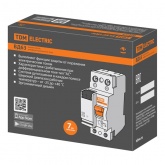 Устройство защитного отключения TDM ВД63 2Р 16А 30мА (электронное) тип АС