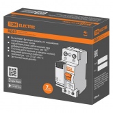 Устройство защитного отключения TDM ВД63 2Р 50А 30мА (электронное) тип АС