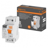 Устройство защитного отключения TDM ВД63 2Р 63А 30мА (электронное) тип АС