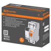 Устройство защитного отключения TDM ВД63 2Р 63А 30мА (электронное) тип АС