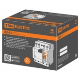 Устройство защитного отключения TDM ВД63 4Р 50А 30мА (электронное) тип АС