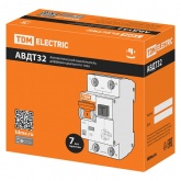 Дифференциальный автомат TDM 1П+Н C32А 30мА тип А однофазный электронный 6кА АВДТ32 (дифавтомат, АВДТ)