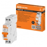 Дифференциальный автомат TDM 1П+Н C25А 30мА тип АС однофазный электронный 4,5кА 1 модуль АВДТ63М (дифавтомат, АВДТ)