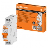 Дифференциальный автомат TDM 1П+Н C16А 30мА тип АС однофазный электронный 4,5кА 1 модуль АВДТ63М (дифавтомат, АВДТ)