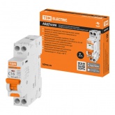Дифференциальный автомат TDM 1П+Н C16А 10мА тип АС однофазный электронный 4,5кА 1 модуль АВДТ63М (дифавтомат, АВДТ)