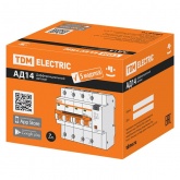 Дифференциальный автомат TDM 4П С40А 300мА тип АС трехфазный электронный 4,5кА АД14 (дифавтомат, АВДТ)