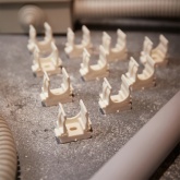 Крепеж-клипса Rexant для труб под монтажный пистолет в п/э d16 [упак.100шт] белая