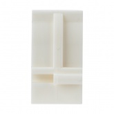 Крепеж-клипса Rexant для труб под монтажный пистолет в п/э d16 [упак.100шт] белая