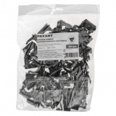 Крепеж-клипса Rexant для труб под монтажный пистолет в п/э d25 [упак.50шт] черная