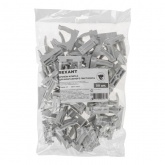 Крепеж-клипса Rexant для труб под монтажный пистолет в п/э d32 [упак.50шт] серая