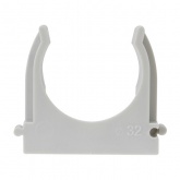 Крепеж-клипса Rexant для труб под монтажный пистолет в п/э d32 [упак.50шт] серая