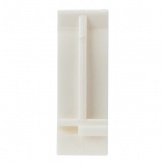 Крепеж-клипса Rexant для труб под монтажный пистолет в п/э d32 [упак.50шт] белая