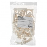 Крепеж-клипса Rexant для труб под монтажный пистолет в п/э d50 [упак.25шт] белая