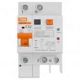 УЗДП с автоматическим выключателем TDM 1P+N C32А 6кА