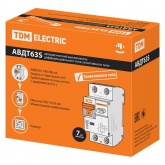 Дифференциальный автомат TDM 2П C40А 100мА тип АС однофазный электронный 6кА селективный АВДТ63S (дифавтомат, АВДТ)