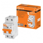 Дифференциальный автомат TDM АД2P 2Р С32А 300мА тип АС однофазный электронный 6кА АД2P (дифавтомат, АВДТ)