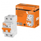 Дифференциальный автомат TDM АД2P 2Р С50А 100мА тип АС однофазный электронный 6кА АД2P (дифавтомат, АВДТ)