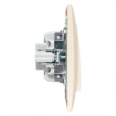 Переключатель 1-клавишный перекрестный EKF PROxima 10А IP20 Валенсия кремовый