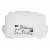 Розетка одноместная 2П+3 для открытой установки ИЭК ФОРС РС620-3-ФБ IP54 белый