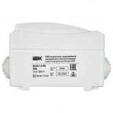 Переключатель одноклавишный для открытой установки ИЭК ФОРС ВС20-1-0-ФБ IP54 белый