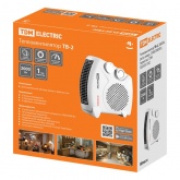 Тепловентилятор TDM ТВ-2, 2000 Вт, регулятор мощности (1000/2000 Вт), термостат,