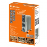 Масляный обогреватель TDM МО-9ТВ, 2000Вт, 9 секций, вентилятор, регулятор мощности, термостат