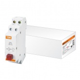 Выключатель кнопочный c фиксацией и индикацией TDM ВК-47M 1НО;1НЗ красный