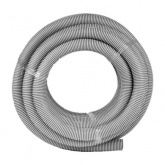 Труба гофрированная ПВХ EKF Plast 40 мм гибкая лёгкая с протяжкой серая [бухта 15м] (гофра для кабеля)