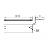 Крышка DKC на ответвитель TDS Т-образный вертикальный основание 150 комплект