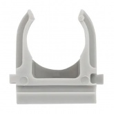 Крепеж-клипса EKF для труб и гофры Plast 20 мм серая [уп.100шт]