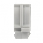 Крепеж-клипса EKF для труб и гофры Plast 20 мм серая [уп.100шт]