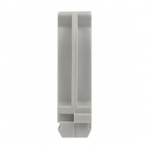 Крепеж-клипса EKF для труб и гофры Plast 25 мм серая [уп.100шт]