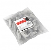 Крепеж-клипса EKF для труб и гофры Plast 32 мм серая [уп.50шт]