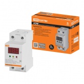 Однофазное реле напряжения цифровое TDM АЗМ 63А 220В