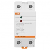 Однофазное реле напряжения TDM АЗМ 63А 220В