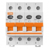 Выключатель нагрузки TDM ВН-32 4P 32A трехфазный (рубильник)