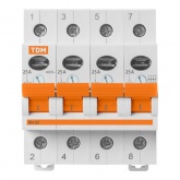 Выключатель нагрузки TDM ВН-32 4P 25A трехфазный (рубильник)