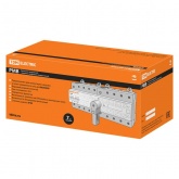 Рубильник модульный с видимым разрывом, реверсивный TDM РМВ-63 4П 63A 12 модулей (выключатель нагрузки)