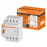 Контактор модульный с ручным управлением TDM КМ63/4-63А 4НО 230В АС 3 модуля