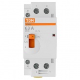 Контактор модульный с ручным управлением TDM КМ63/2-63А 2НО 230В АС 2 модуля