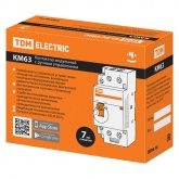 Контактор модульный с ручным управлением TDM КМ63/2-63А 2НО 230В АС 2 модуля