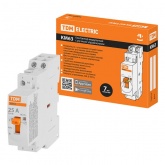 Контактор модульный с ручным управлением TDM КМ63/2-25А 2НО 230В АС 1 модуль