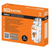 Контактор модульный с ручным управлением TDM КМ63/2-25А 2НО 230В АС 1 модуль