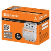 Контактор модульный TDM КМ100/2-100А 2НЗ 230В АС 3 модуля