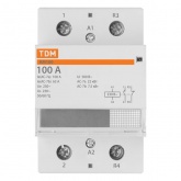 Контактор модульный TDM КМ100/2-100А 1НО;1НЗ 230В АС 3 модуля