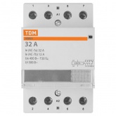 Контактор модульный TDM КМ63/4-32А 3НО;1НЗ 230В АС 3 модуля
