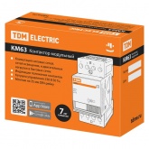 Контактор модульный TDM КМ63/4-20А 4НО 230В АС 2 модуля
