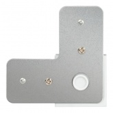 Коннектор ЭРА TR-1PA-LC-WH L-образный для однофазного шинопровода белый