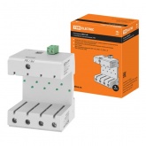 Основание TDM ОПС1 4Р с контактом сигнализации 1НО