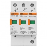 Разрядник TDM ОПС1-B 3Р In30kA Un400B Im60kA